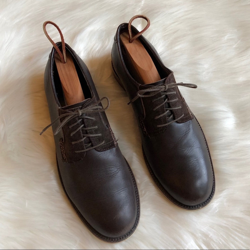 Ben Sherman Dark Brown Leather Oxfords 8 - Picture 2 of 13